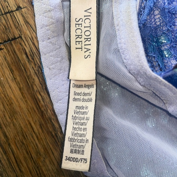 Victoria’s Secret💙Dream angels lined Demi blue lace bra - Picture 5 of 14